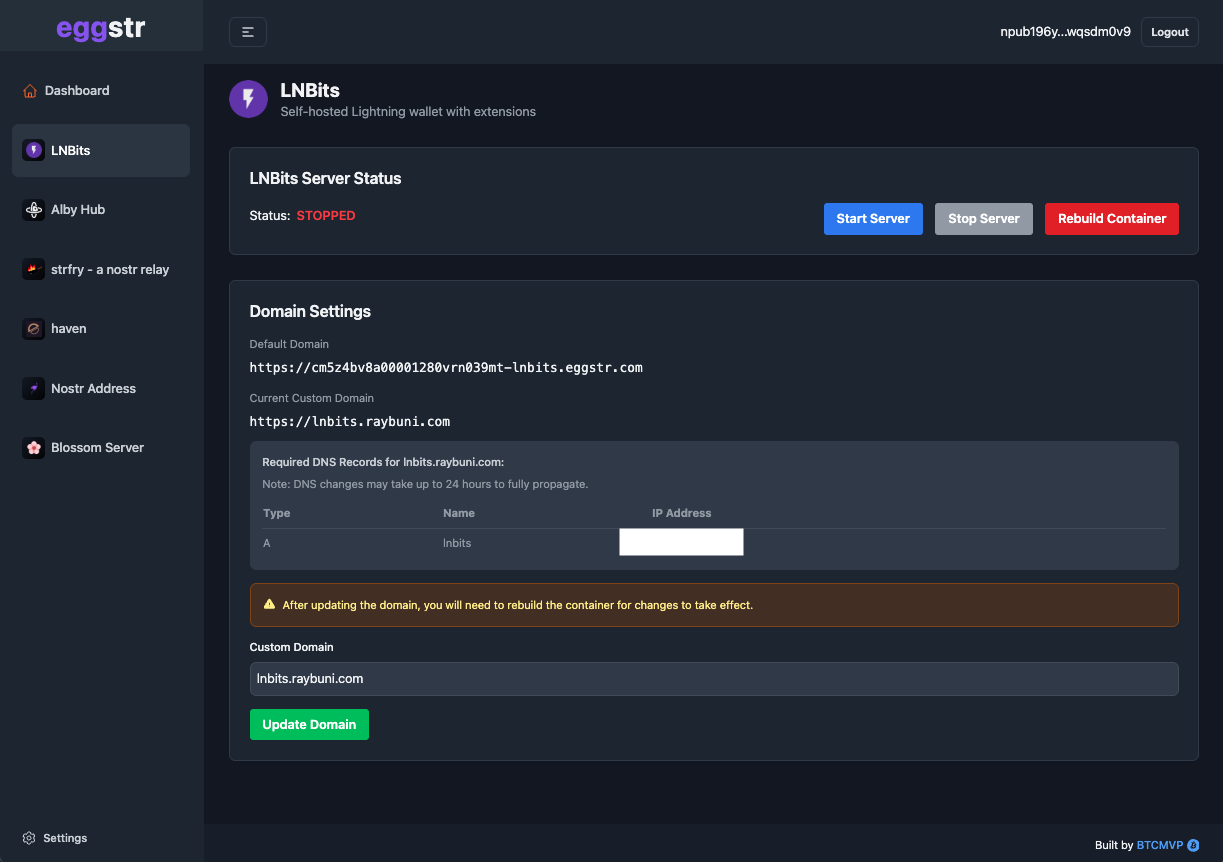 LNBits screenshot